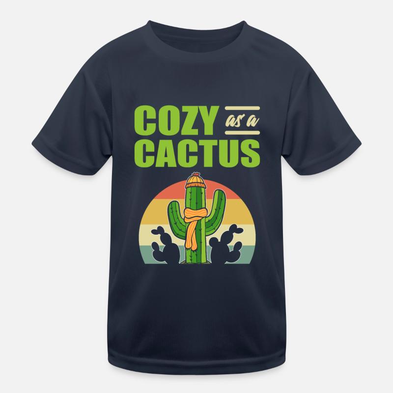 Cozy As A Cactus Gärtner Kinder Funktions-T-Shirt