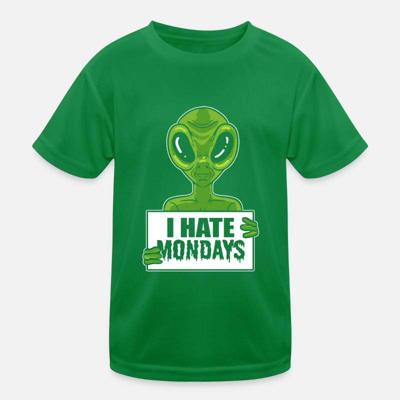 Alien Hate Monday Bourreau de travail T-shirt sport Enfant