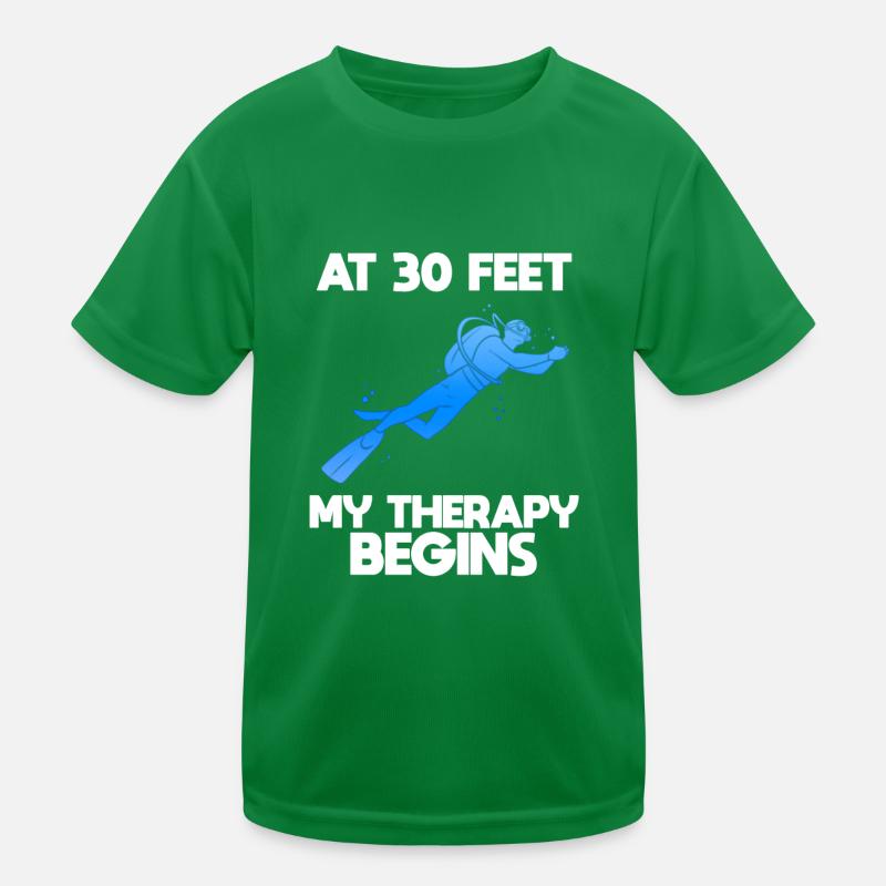 Professional diver Kids Functional T-Shirt