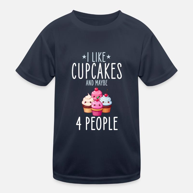 Cupcakes Kawaii Kids Functional T-Shirt