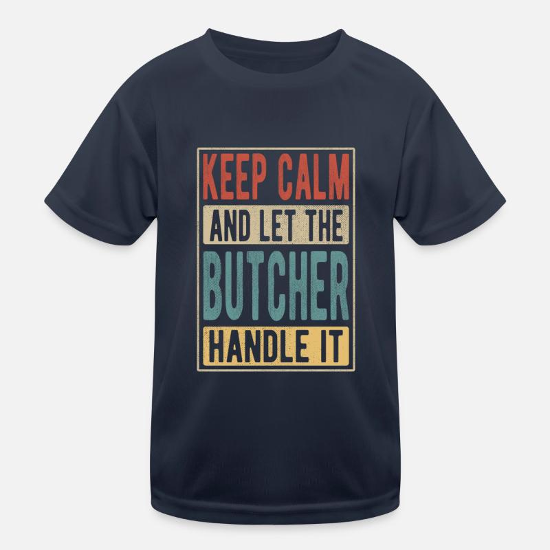 Butcher Retro Gift Kids Functional T-Shirt