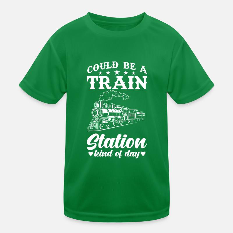 Train journey Kids Functional T-Shirt