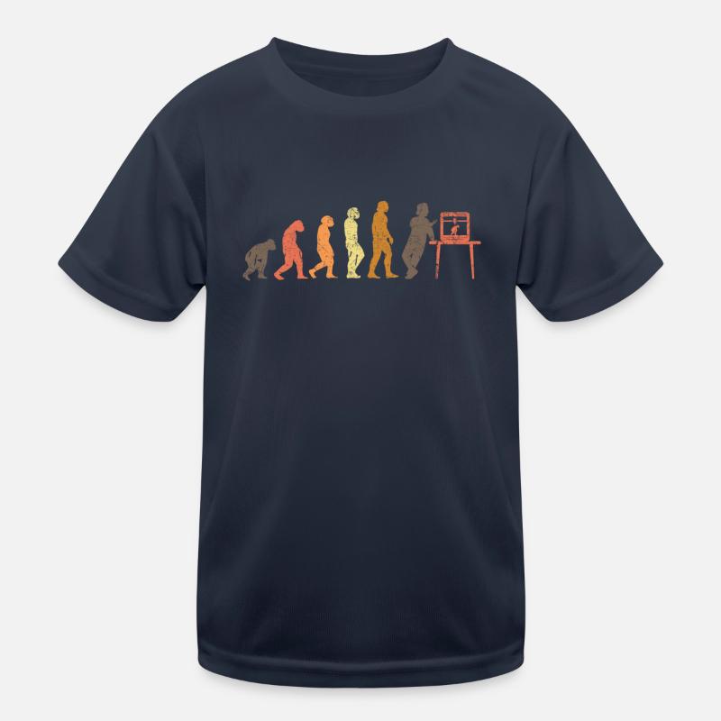 Imprimante 3D Evolution Imprimante 3D Rétro T-shirt sport Enfant