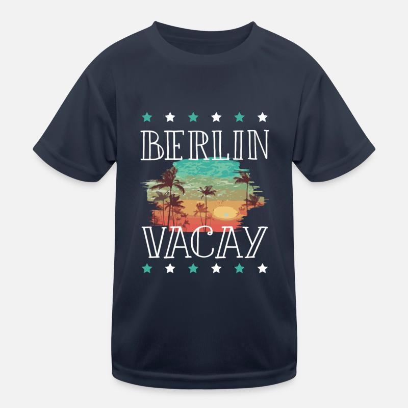 Berlin Urlaub Kinder Funktions-T-Shirt