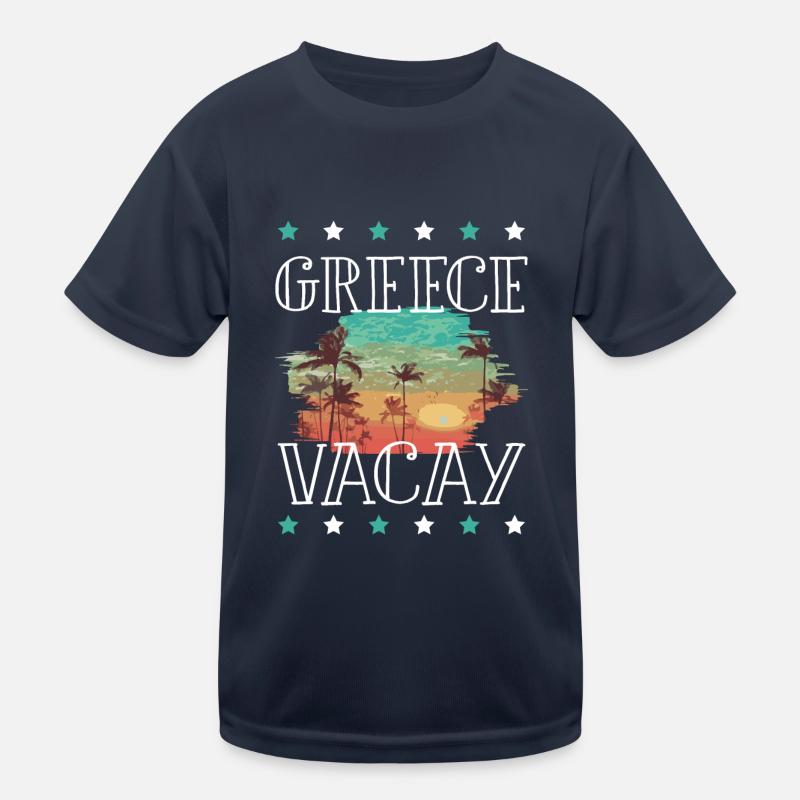 Grèce Vacances T-shirt sport Enfant