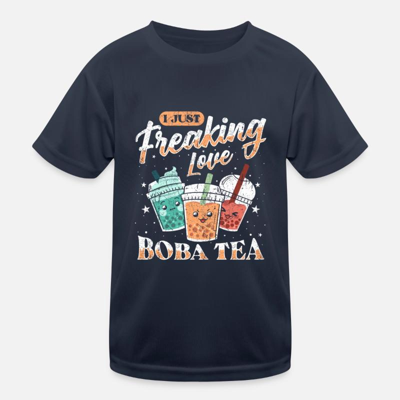 Boba Tea Design Bubbles Bubble Tea Kawaii Boba T-shirt sport Enfant