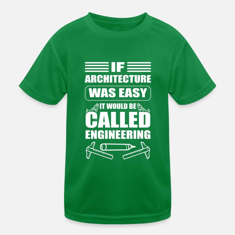 Drôle d’architecte dessinateur T-shirt sport Enfant