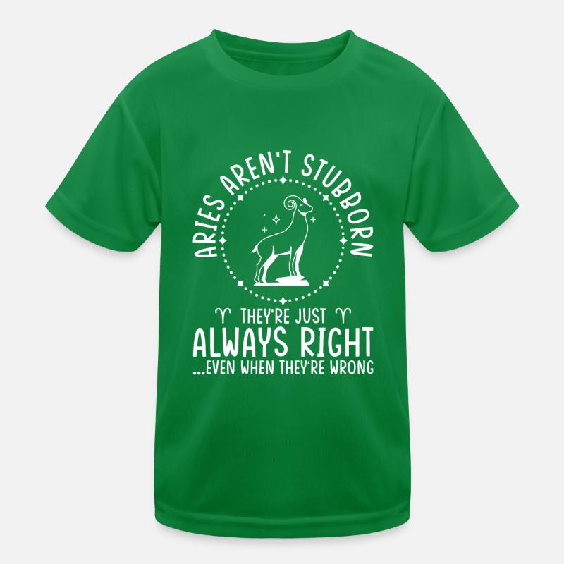 Widder Sternzeichen Astrologie Horoskop Widder Kinder Funktions-T-Shirt
