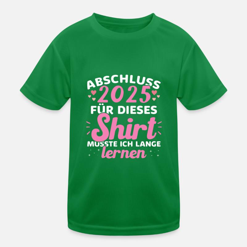 Abschluss 2025 Abschluss der Realschule Kinder Funktions-T-Shirt