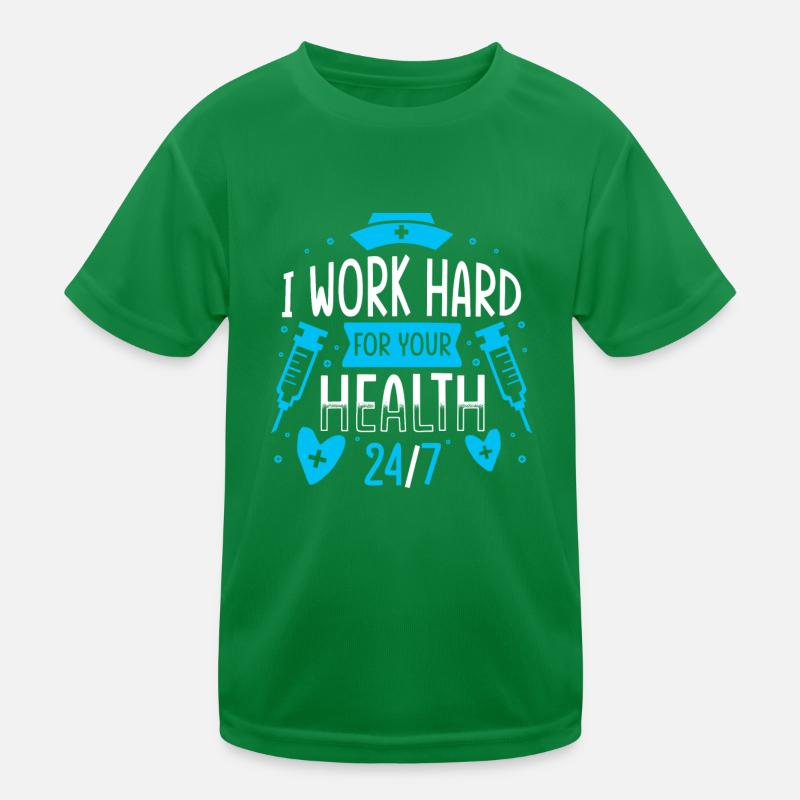 Examinierte Krankenschwester Kinder Funktions-T-Shirt