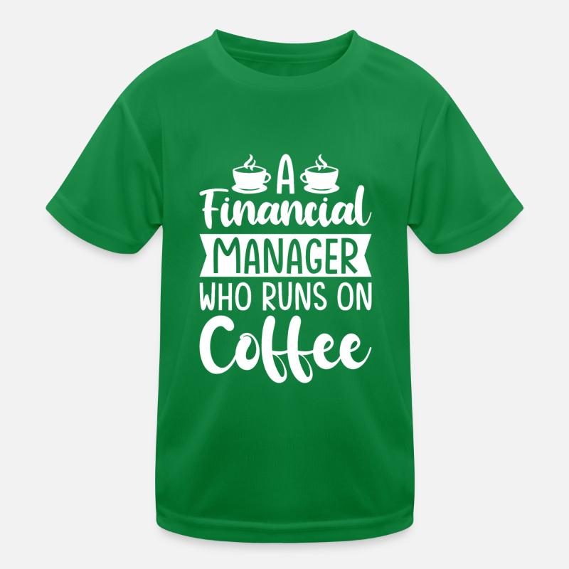 Gift for Finance Managers Kids Functional T-Shirt