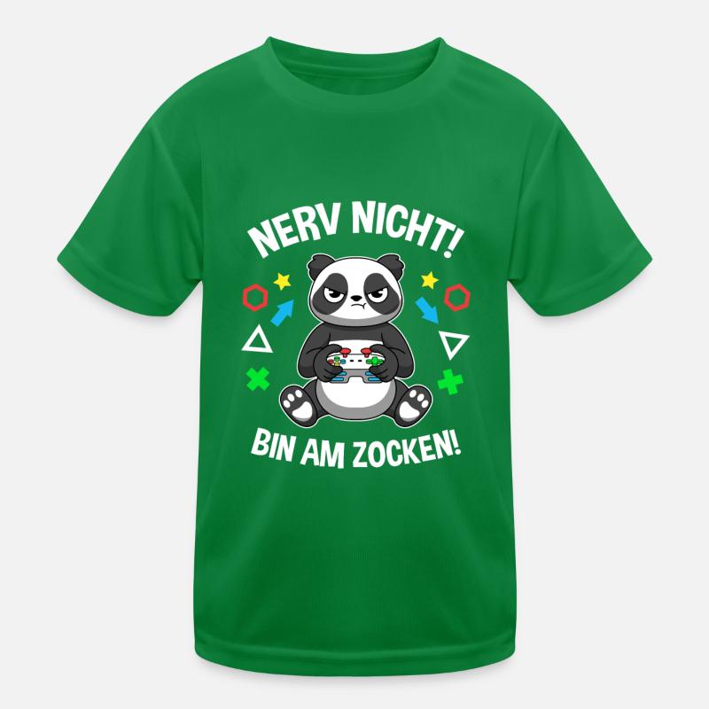 Controller Videospiel Zocker Gamer Computerspiel Kinder Funktions-T-Shirt
