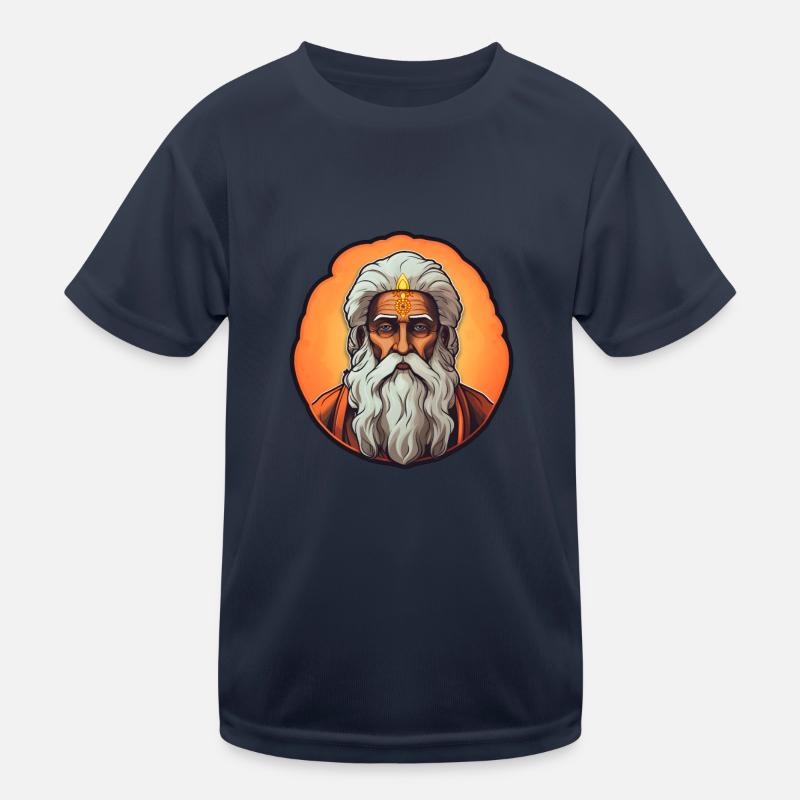 Guru Spiritual Buddhism Kids Functional T-Shirt