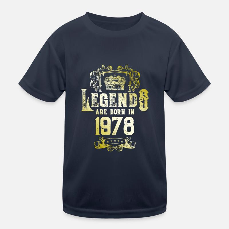 1978 legends geburtstag Kinder Funktions-T-Shirt
