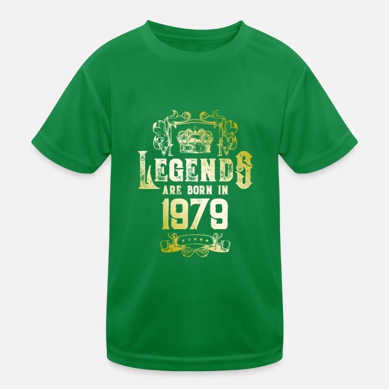 1979 legends geburtstag Kinder Funktions-T-Shirt