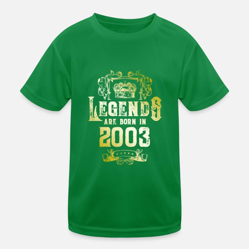 2003 legends geburtstag Kinder Funktions-T-Shirt