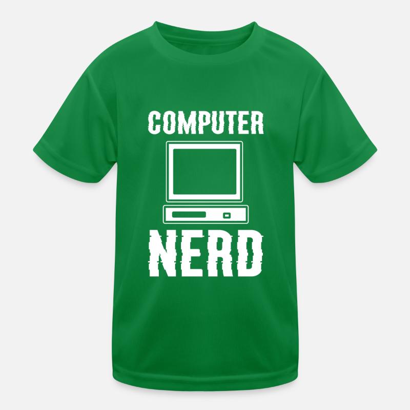 Computer Nerd Computerspezialist Kinder Funktions-T-Shirt