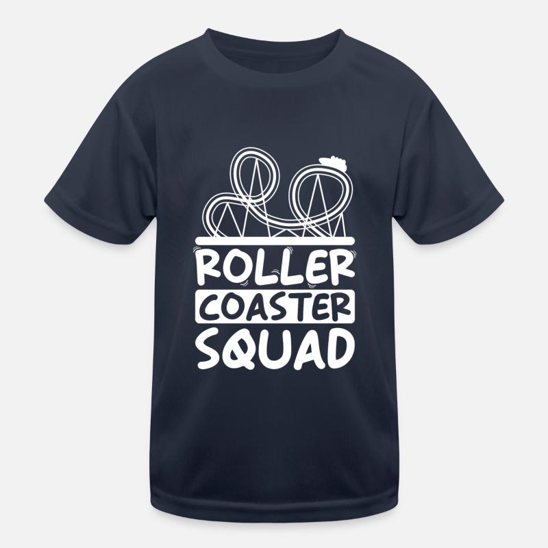 Rollercoaster Squad Vergnügungspark-gruppe Kinder Funktions-T-Shirt