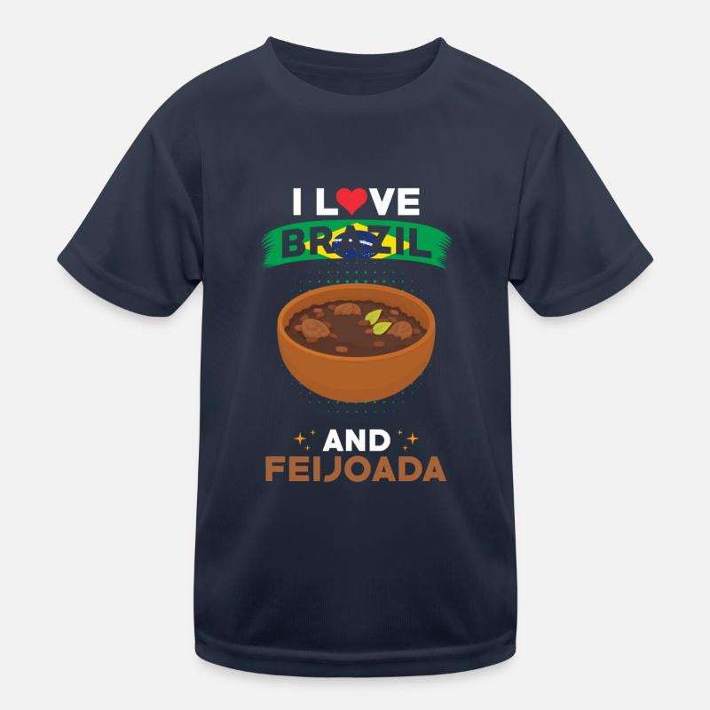Feijoada, Brésil, Cuisine brésilienne T-shirt sport Enfant