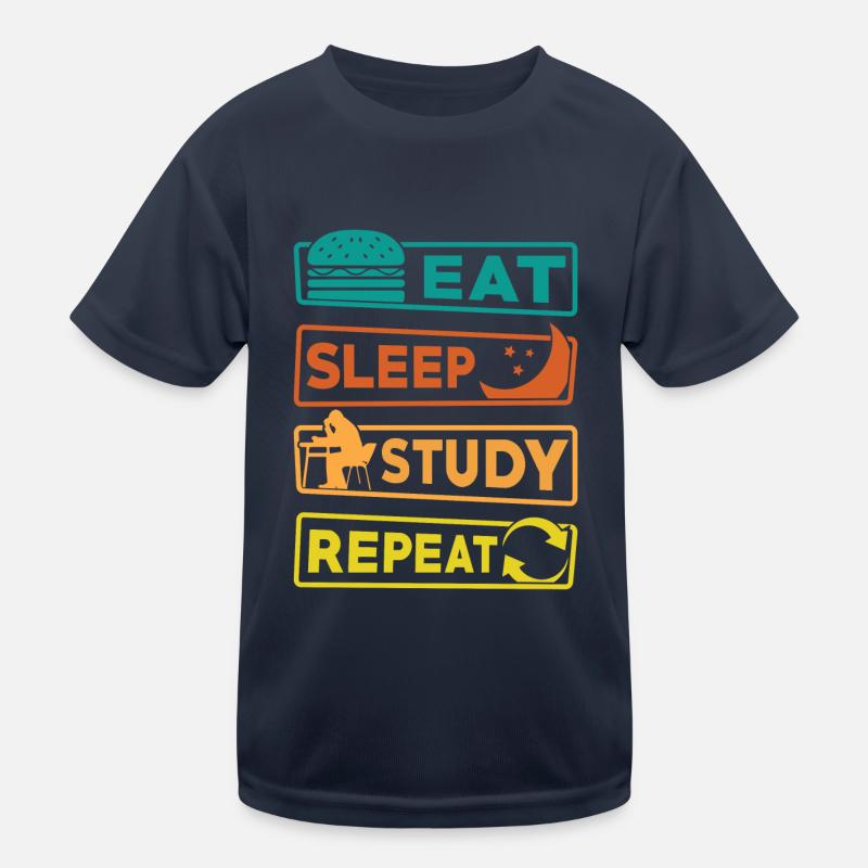 Student Studium Lernen Prüfung Kinder Funktions-T-Shirt