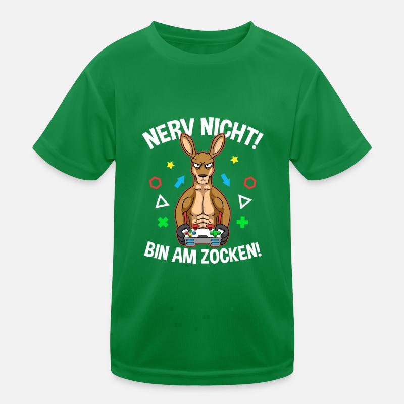 Controller Videospiel Zocker Gamer Computerspiel Kinder Funktions-T-Shirt