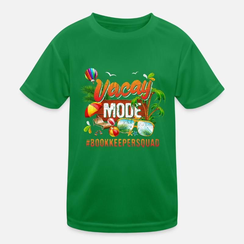 Comptable Vacation Group #Bookkeepersquad T-shirt sport Enfant