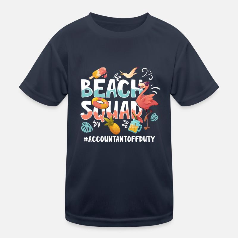 Buchhalter Vacation Beach Group Kinder Funktions-T-Shirt