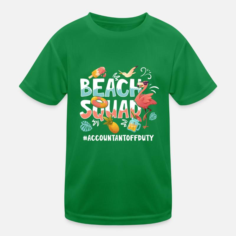 Buchhalter Vacation Beach Group Kinder Funktions-T-Shirt
