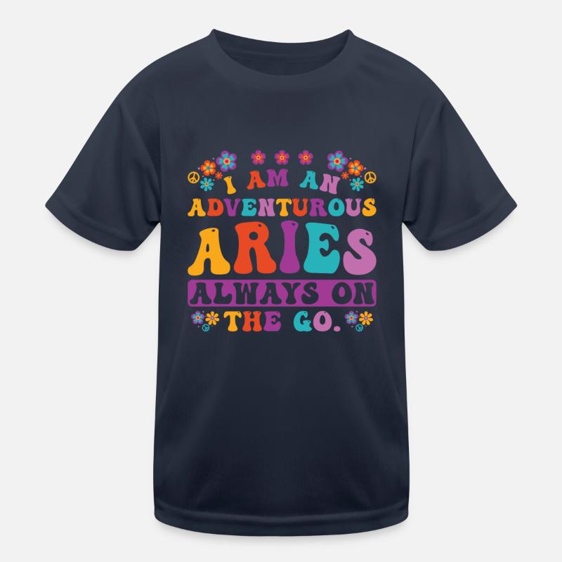 Widder Sternzeichen Persönlichkeit Groovy Cool Widder Idee Kinder Funktions-T-Shirt