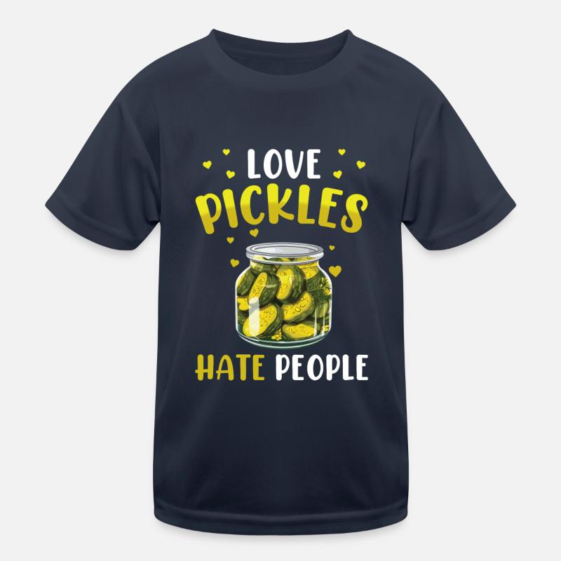 Gurken Liebhaber eingelegte Gurke Geschenk Kinder Funktions-T-Shirt