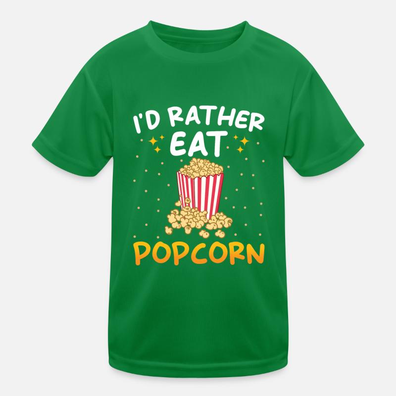 Popcorn amant cadeau drôle pop-corn T-shirt sport Enfant