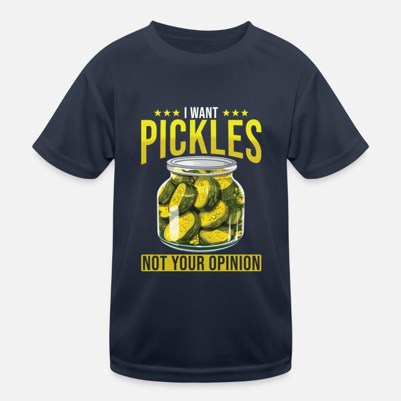 Pickles Lover Pickled Cucumber Gift Kids Functional T-Shirt