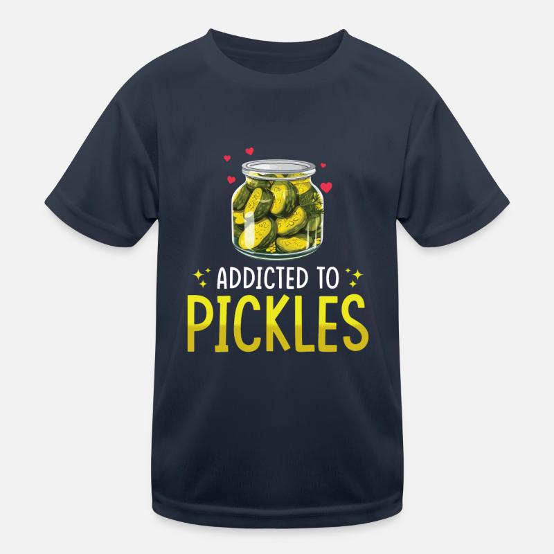 Gurken Liebhaber eingelegte Gurke Geschenk Kinder Funktions-T-Shirt