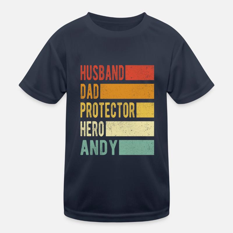 Andy Name Papa Geschenk Kinder Funktions-T-Shirt