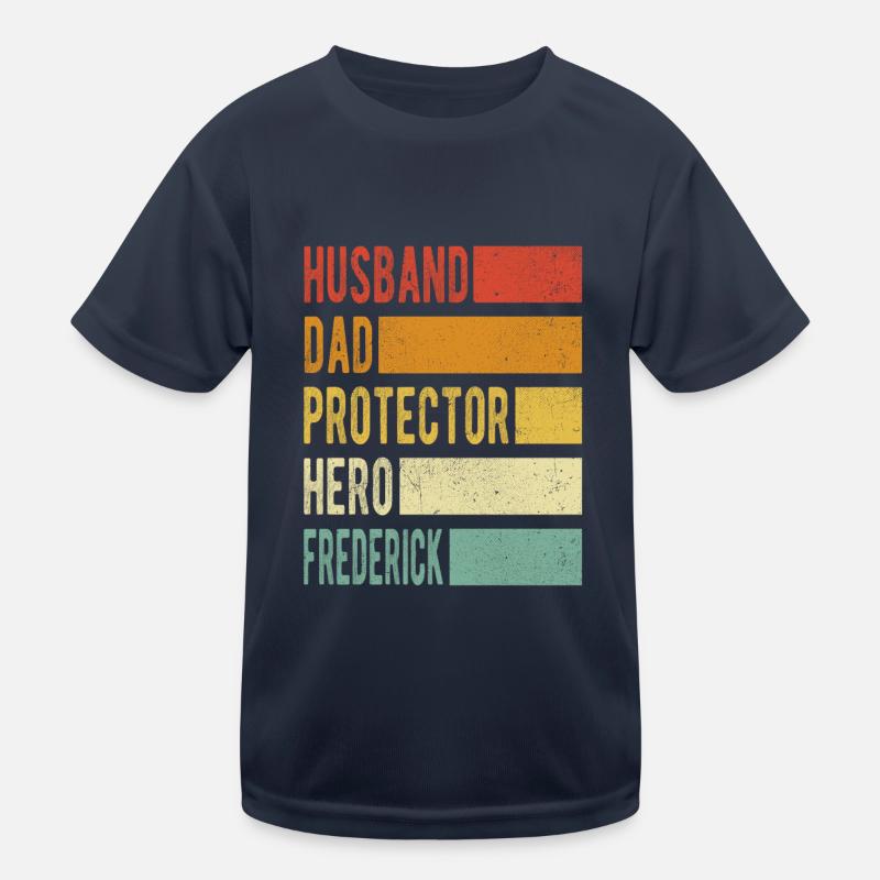 Frederick Name Dad Gift Kids Functional T-Shirt