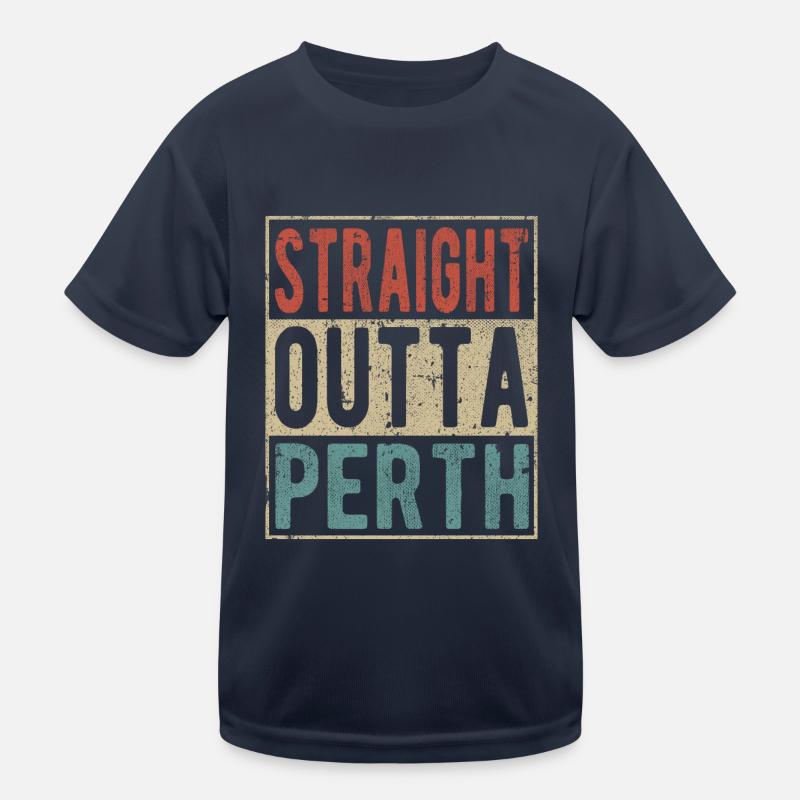 Straight outta Perth Kids Functional T-Shirt