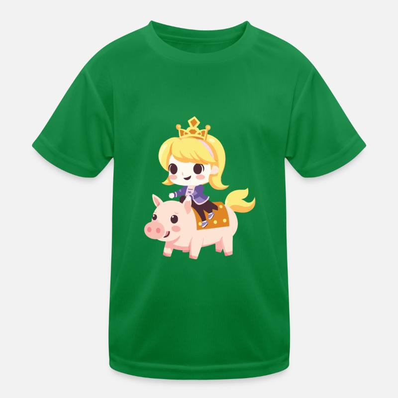 Conte de fées de princesse cochon T-shirt sport Enfant
