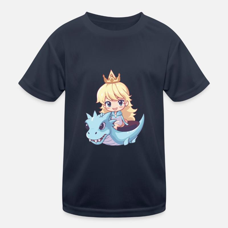 Princesse Dragon Mignon T-shirt sport Enfant