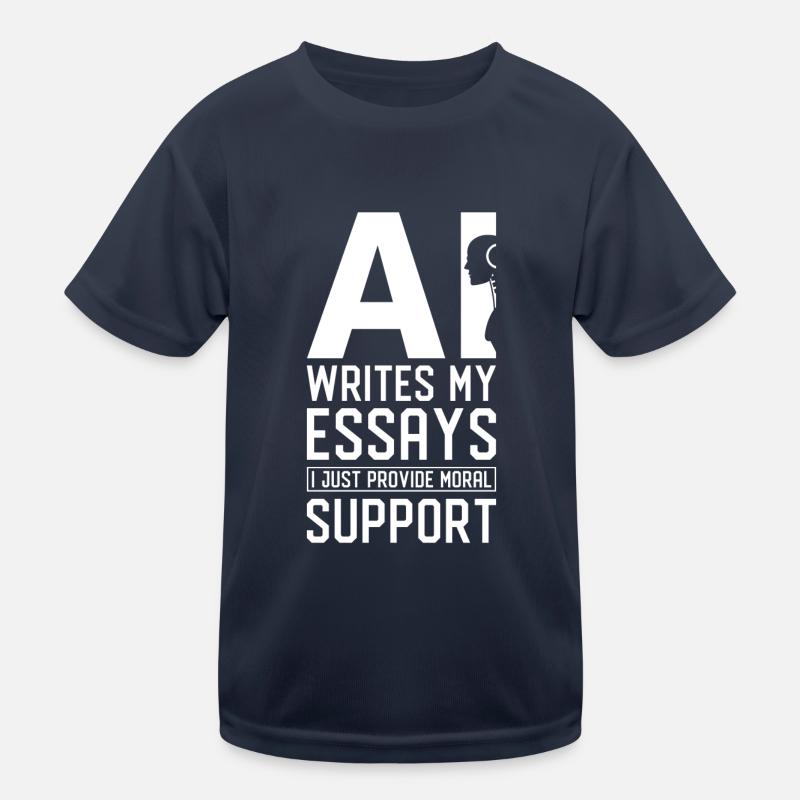 Artificial Intelligence Ai Lovers - Kids Functional T-Shirt - navy