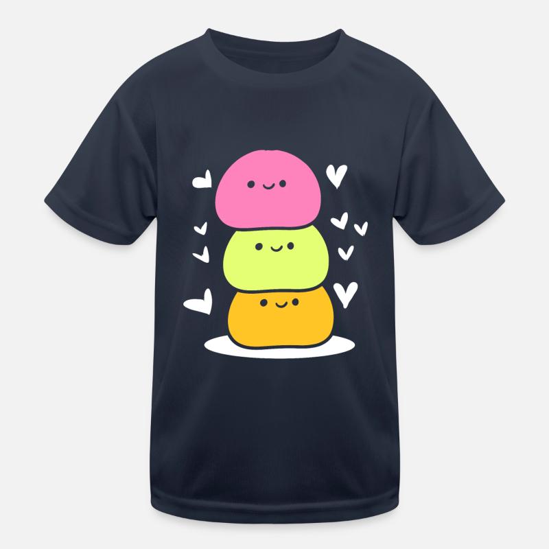 Süßes Mochi Japanischer Koch Kinder Funktions-T-Shirt