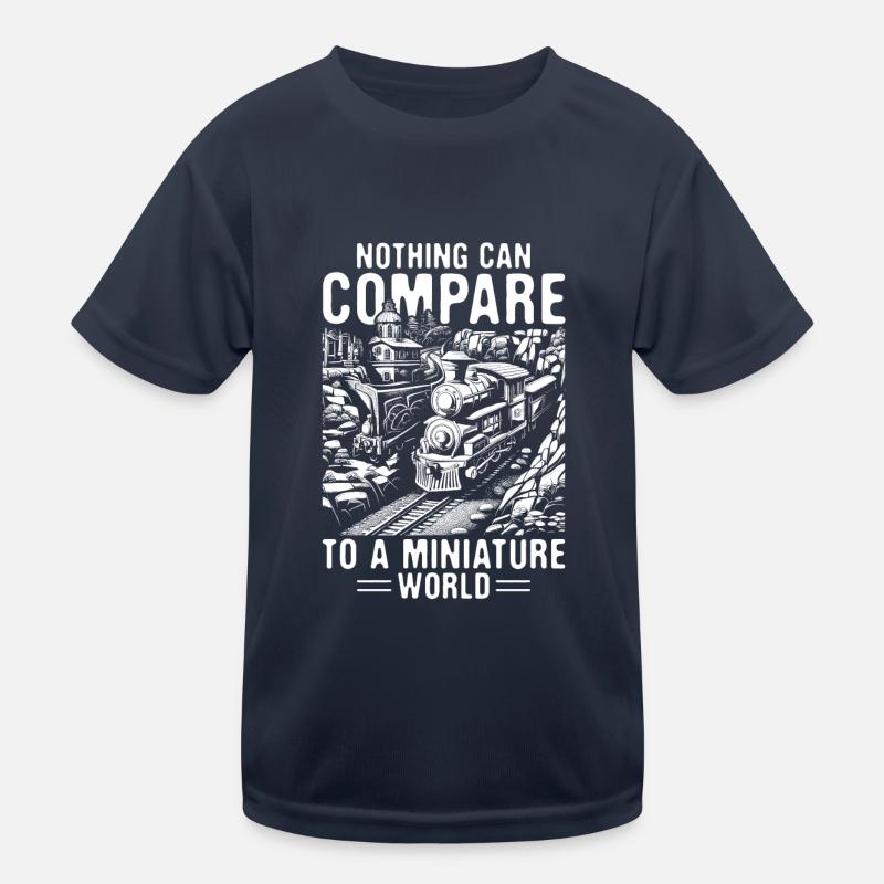 Chemin de fer miniature Train Passionné de chemin de fer T-shirt sport Enfant