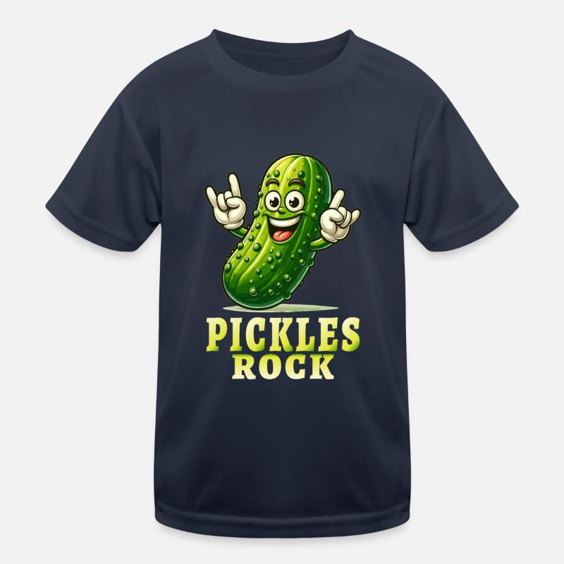 Cornichons Funny Pickles Concombre Jeu de mots T-shirt sport Enfant