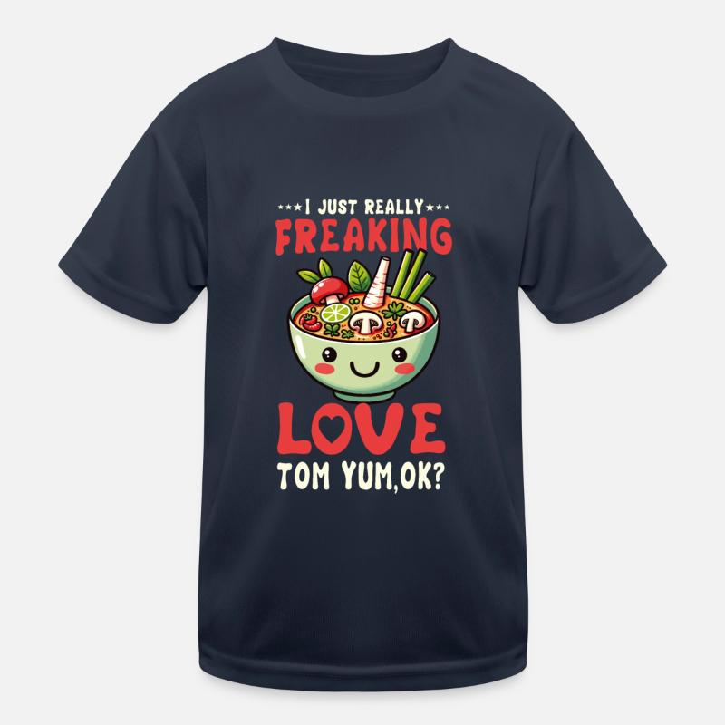 Genießen Sie den Geschmack der authentischen thailändischen Küche mit einem Kinder Funktions-T-Shirt
