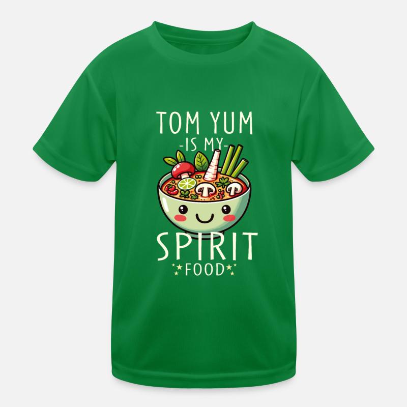 Tom Yum Soup Enthusiasts Delight - Einzigartiges Thai Kinder Funktions-T-Shirt