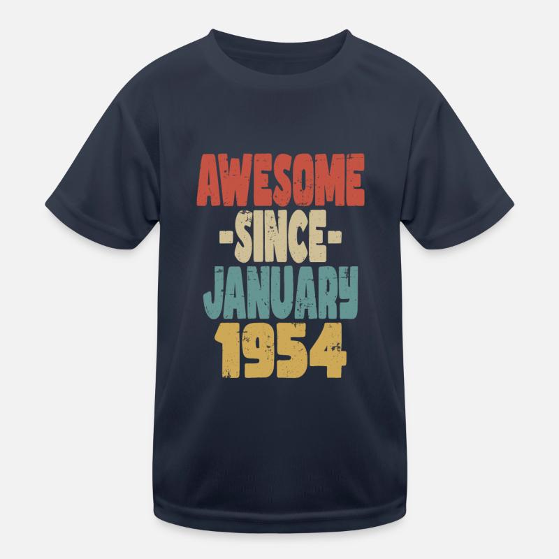 Génial janvier 1954 T-shirt sport Enfant