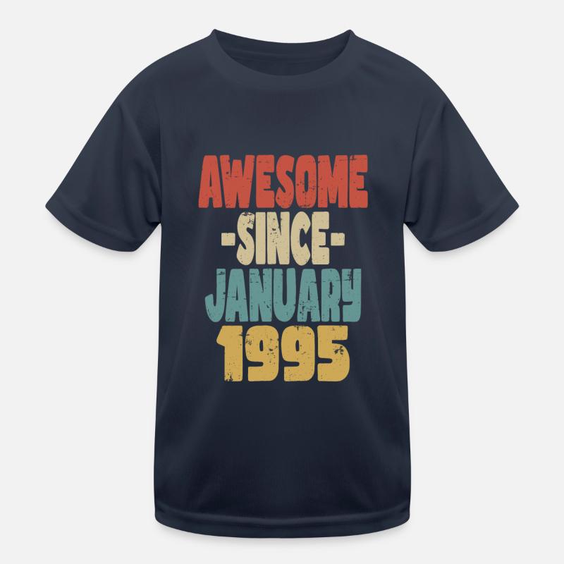 Awesome January 1995 Kids Functional T-Shirt