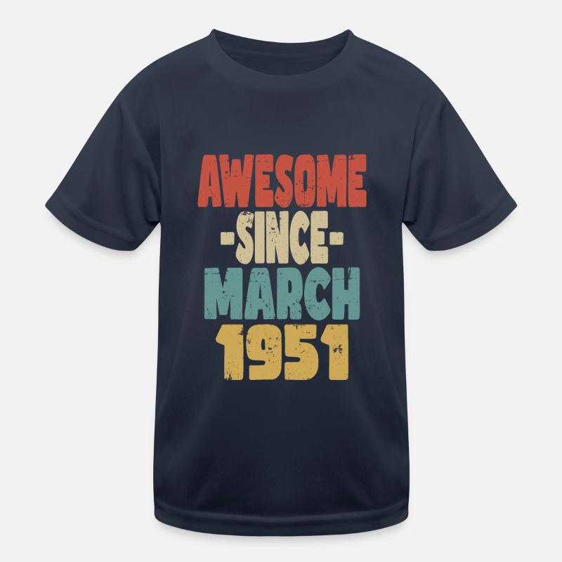 Génial mars 1951 T-shirt sport Enfant