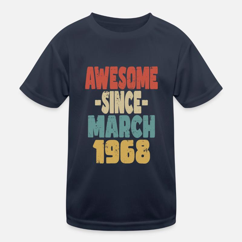 Génial mars 1968 T-shirt sport Enfant