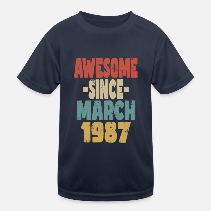 Génial Mars 1987 T-shirt sport Enfant