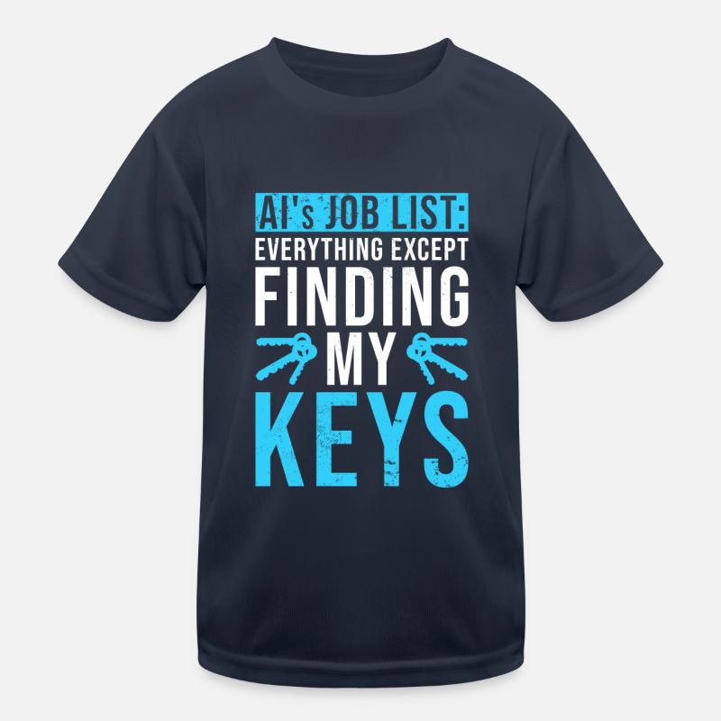 Artificial Intelligence Ai Lovers Kids Functional T-Shirt